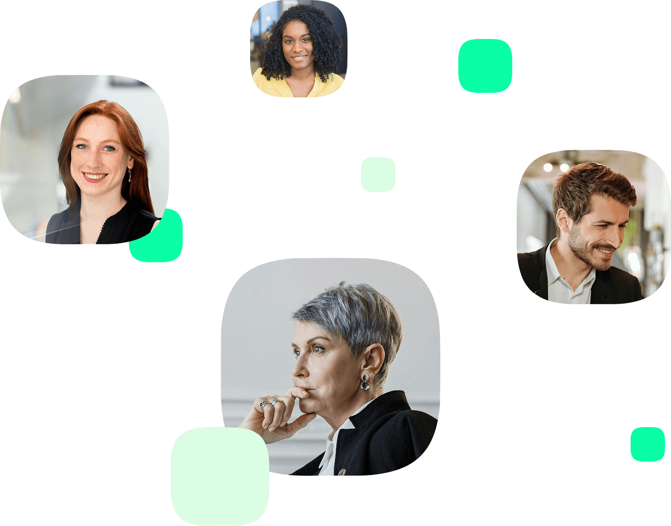 A collection of headshots, depicting medico-legal experts